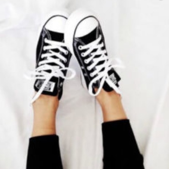 Converse Shoes - Converse Black Low Ladies